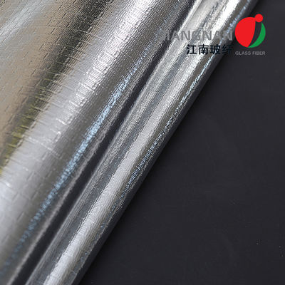 Tkanina z włókna szklanego laminowana folią aluminiową 0,6 mm do osłony przeciwpożarowej